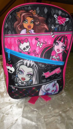 MOCHILA PREESCOLAR MONSTER HIGH