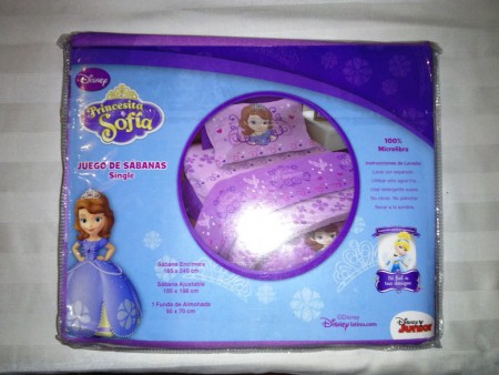 SABANAS DE PRINCESA SOFIA, PLAZA Y MEDIA